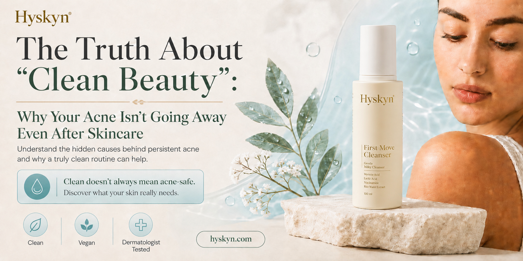 The Truth About “Clean Beauty”: Why Your Acne Isn’t Going Away Even After Skincare?