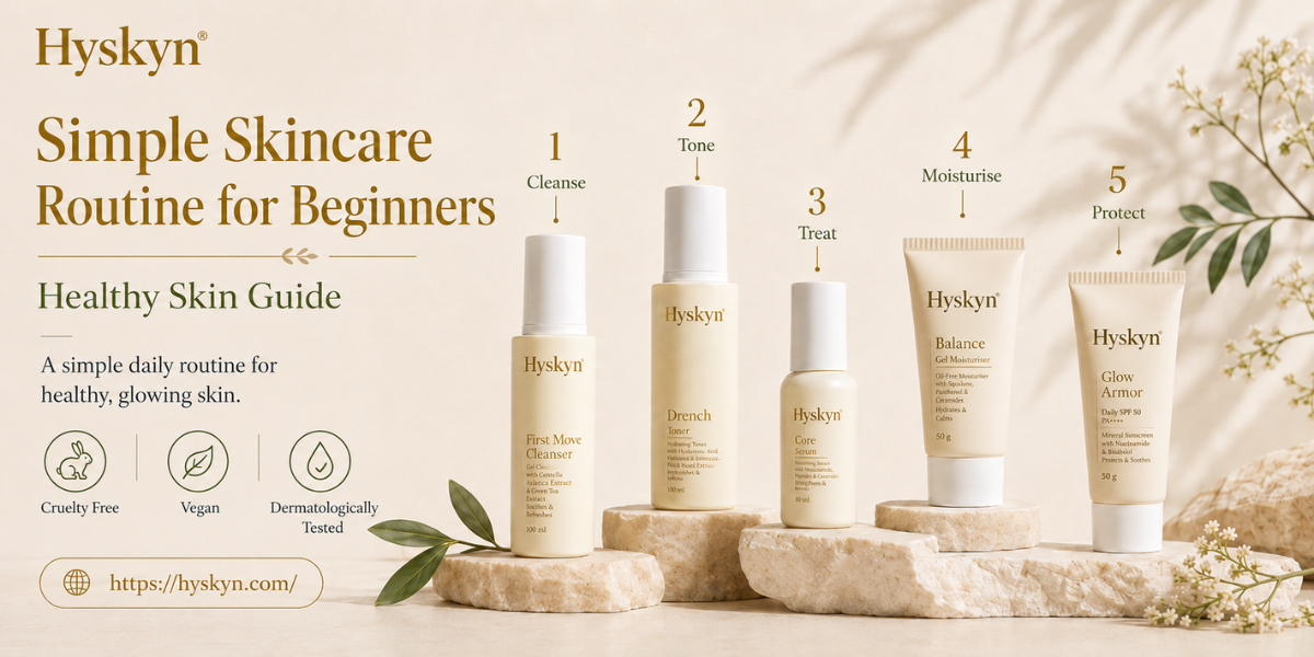 Simple Skincare Routine for Beginners: Healthy Skin Guide