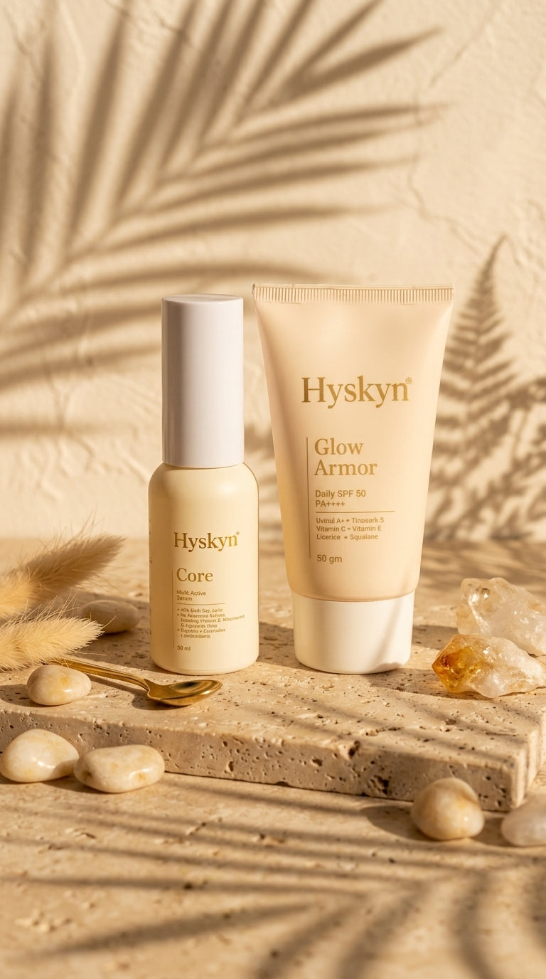 Face Serum & SPF 50 Sunscreen