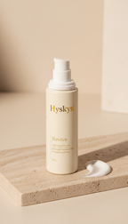 Hyskyn Retinal Cream skincare product on a beige surface with a neutral background